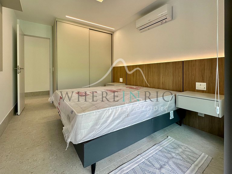 Apartamento exclusivo con balcón en Leblon