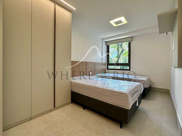 Appartement exclusif avec balcon à Leblon