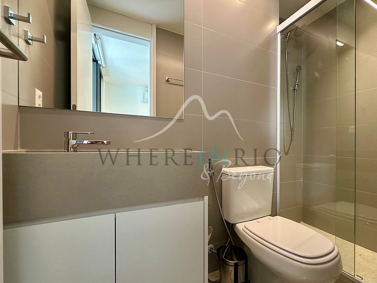 Apartamento exclusivo con balcón en Leblon