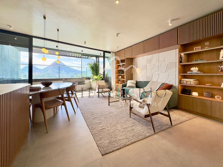 Penthouse with pool and Corcovado View