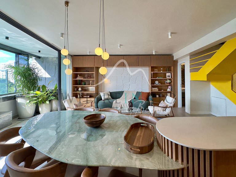 Penthouse with pool and Corcovado View