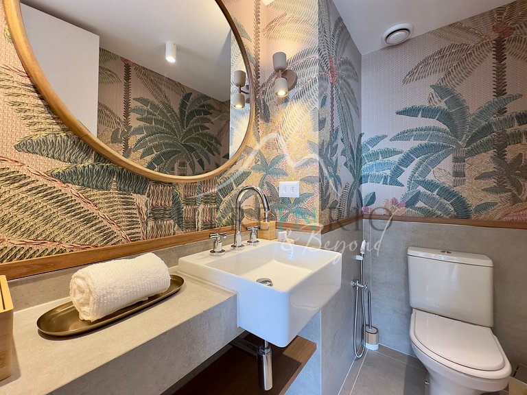Penthouse avec piscine et vue sur le Corcovado.