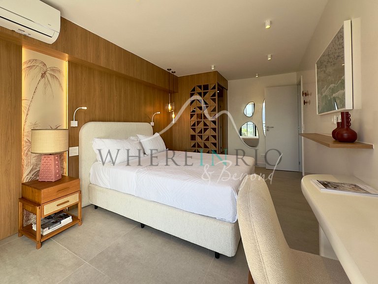 Penthouse com vista para o Corcovado.