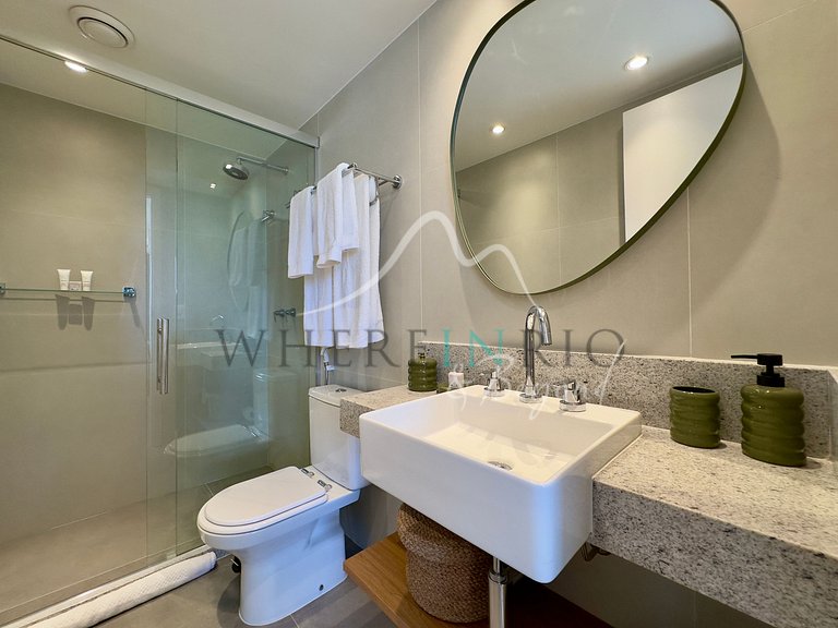 Penthouse com vista para o Corcovado.