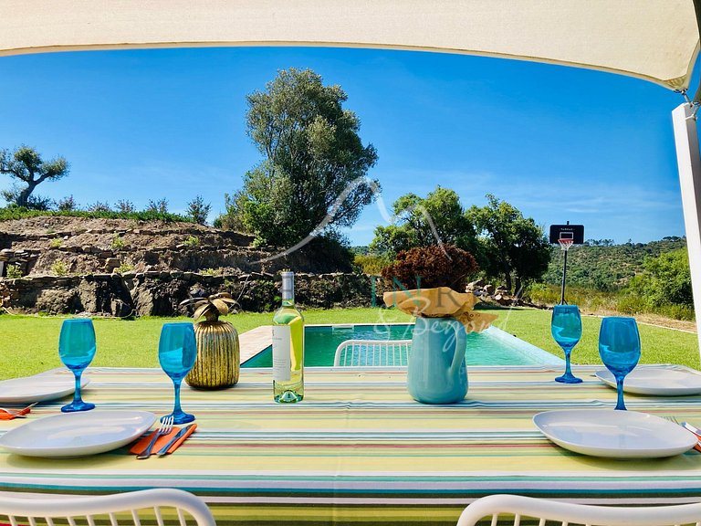 Modern and Private Villa with View in Melides