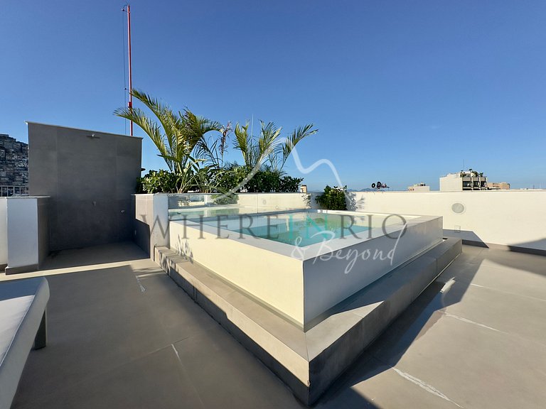 4 suites penthouse with private pool in Ipanema