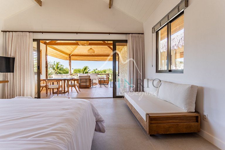 Luxury villa in front of the dunes in Jericoacoara