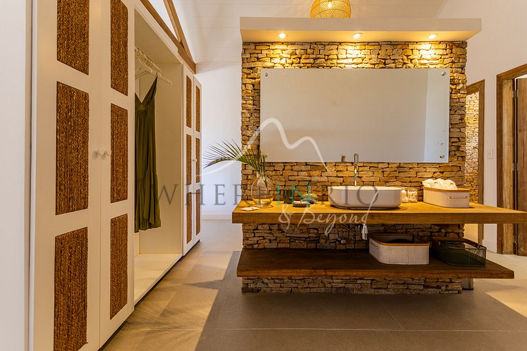 Luxury villa in front of the dunes in Jericoacoara