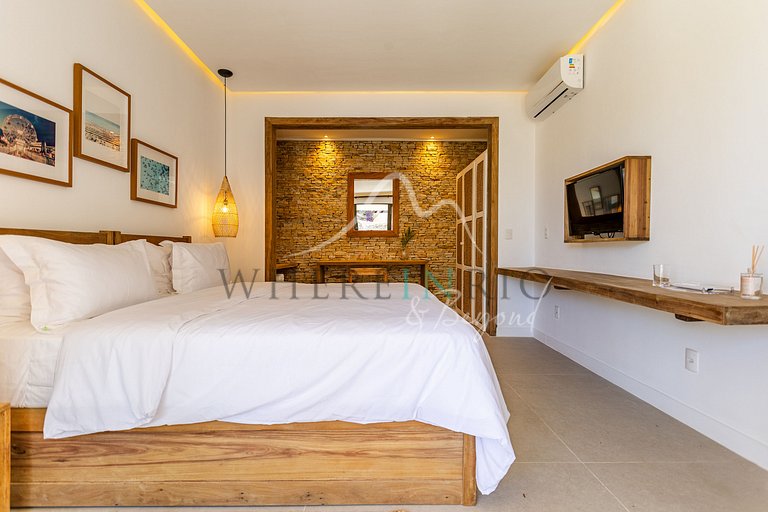 Luxury villa in front of the dunes in Jericoacoara