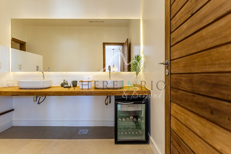 Luxury villa in front of the dunes in Jericoacoara