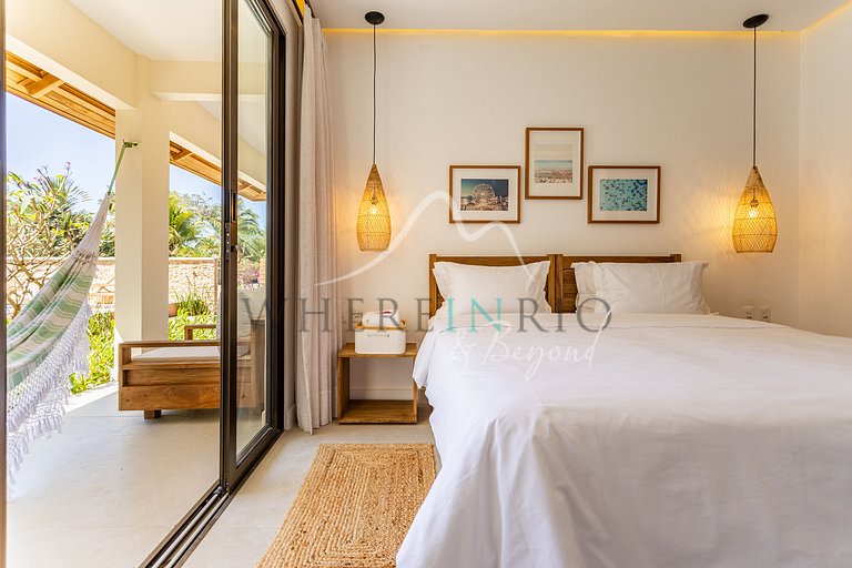 Luxury villa in front of the dunes in Jericoacoara
