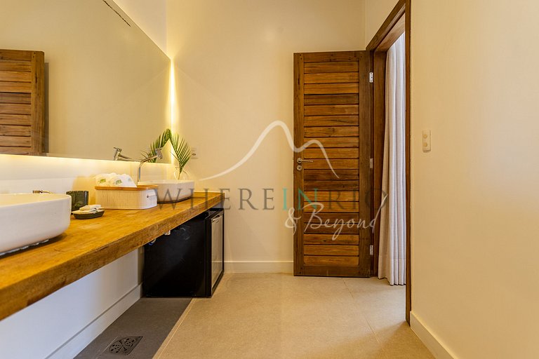 Luxury villa in front of the dunes in Jericoacoara