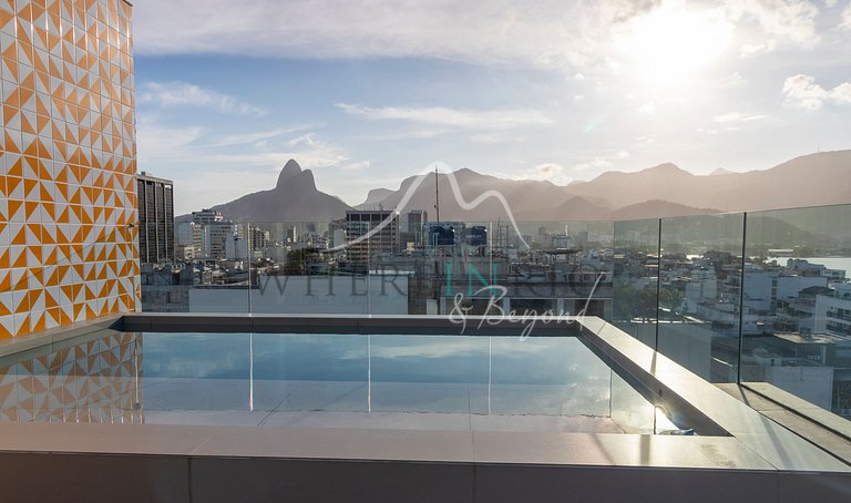 Duplex penthouse with a view of the Dois Irmãos