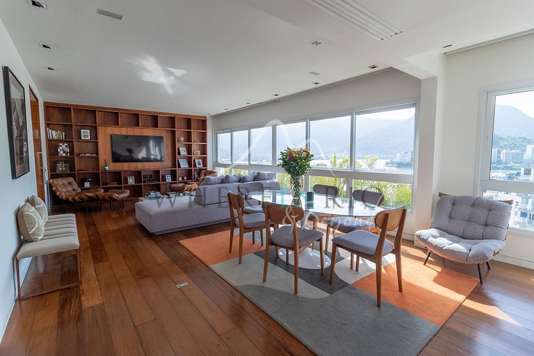 Duplex penthouse with a view of the Dois Irmãos