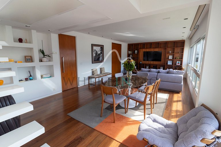 Duplex penthouse with a view of the Dois Irmãos