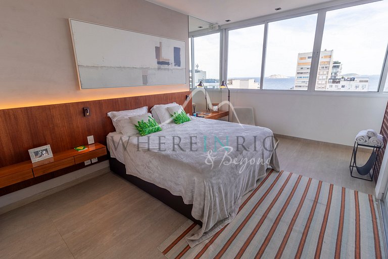 Duplex penthouse with a view of the Dois Irmãos