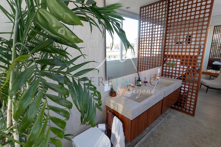 Duplex penthouse with a view of the Dois Irmãos