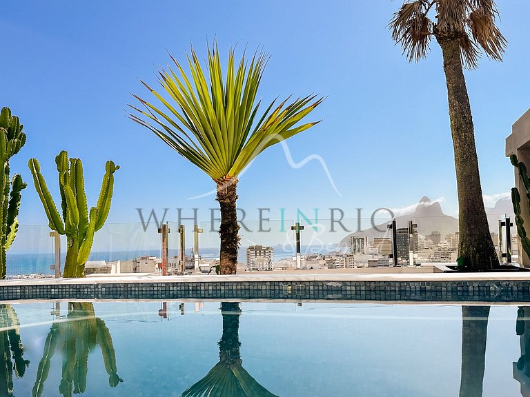 Penthouse in Ipanema with pool and incredible view