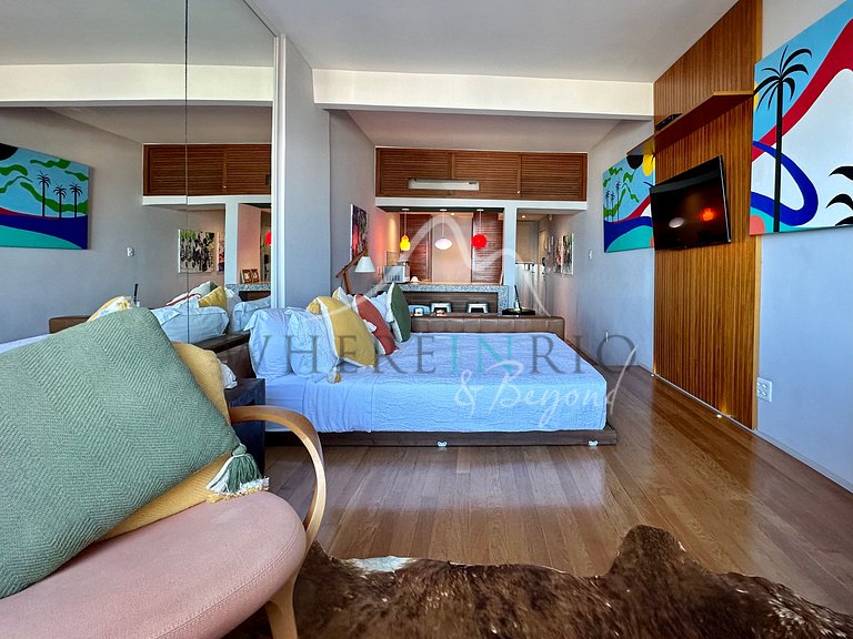 Loft em frente ao mar para aluguel de férias em Copacabana