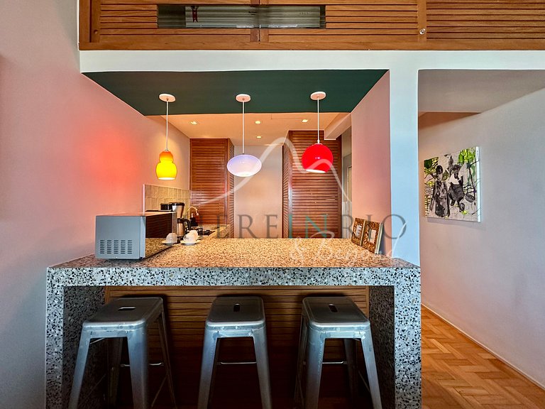Loft in front of the sea for seasonal rental in Copacabana