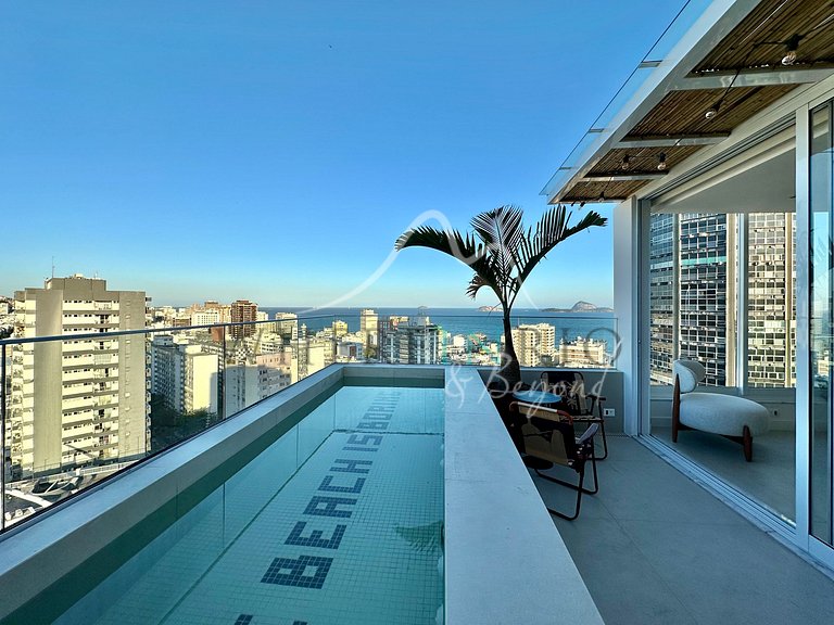 Penthouse duplex avec piscine au Leblon