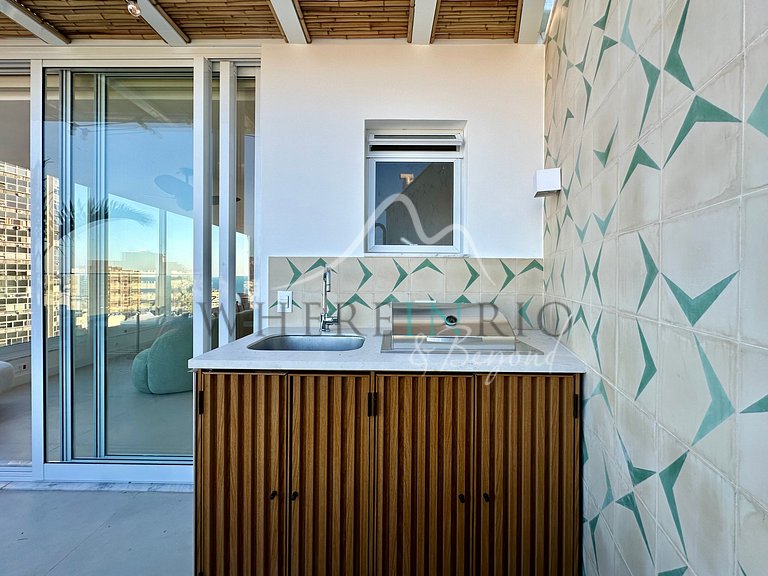 Penthouse duplex avec piscine au Leblon