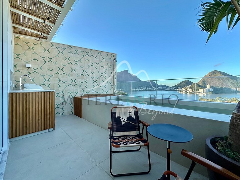 Penthouse duplex avec piscine au Leblon