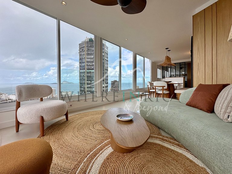Penthouse duplex avec piscine au Leblon