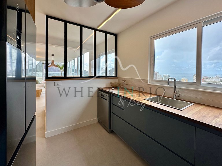 Penthouse duplex avec piscine au Leblon