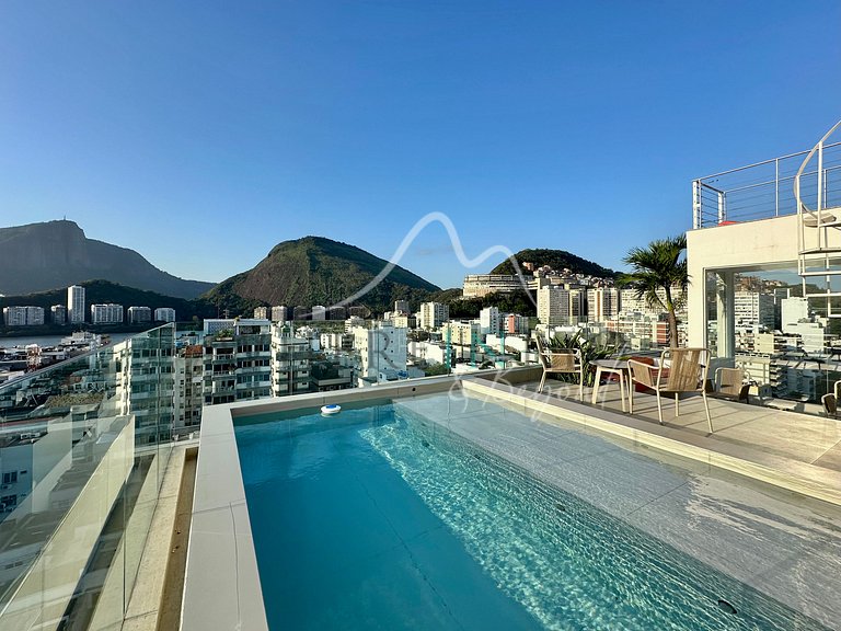 Duplex penthouse with a view of the Dois Irmãos