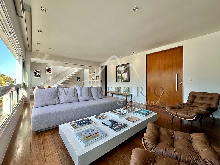 Duplex penthouse with a view of the Dois Irmãos