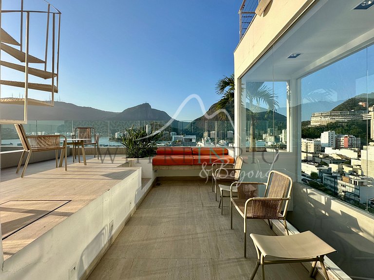 Duplex penthouse with a view of the Dois Irmãos