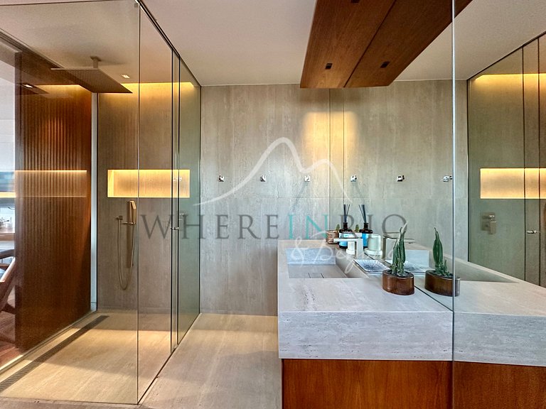 Duplex penthouse with a view of the Dois Irmãos