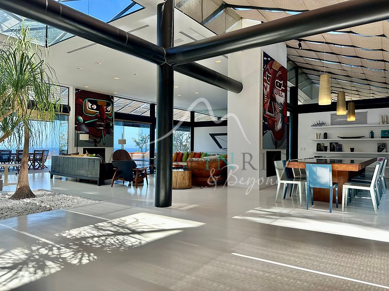 Espetacular casa com 4 quartos e piscina para alugar na Joat