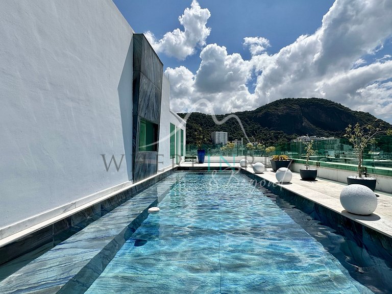 Cobertura com vista mar de 5 quartos em Copacabana