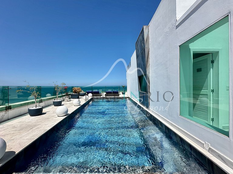 Ático de 5 cuartos con vistas al mar en Copacabana
