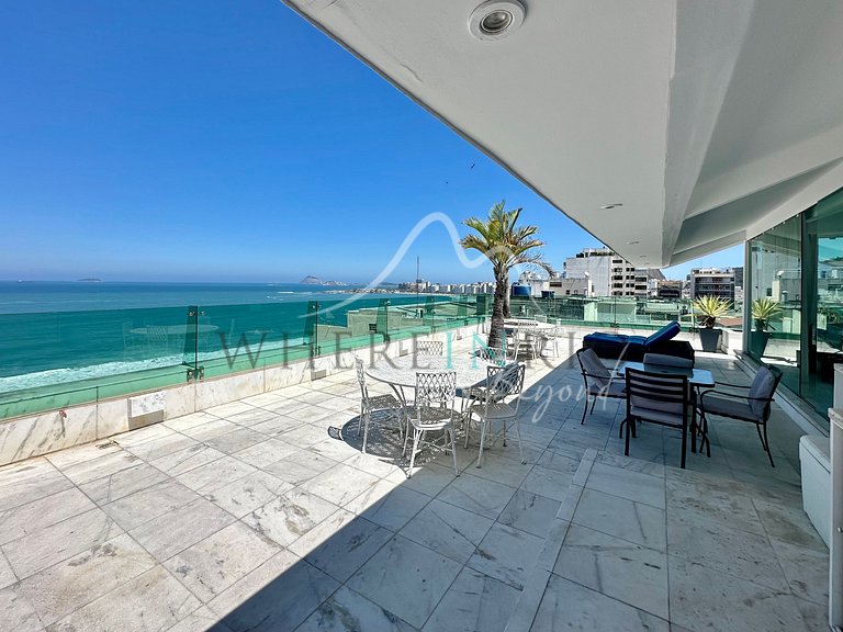 Ático de 5 cuartos con vistas al mar en Copacabana