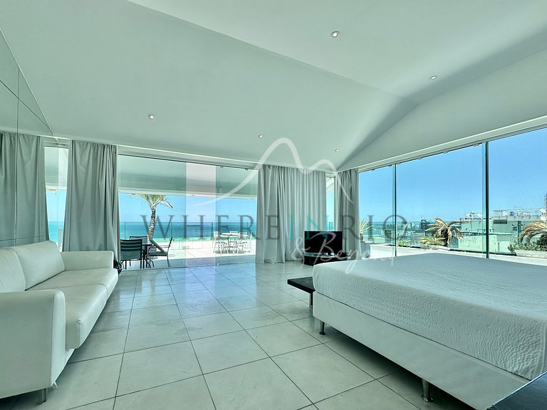 Cobertura com vista mar de 5 quartos em Copacabana
