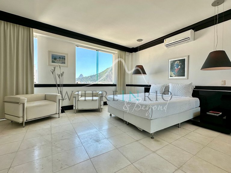 Cobertura com vista mar de 5 quartos em Copacabana
