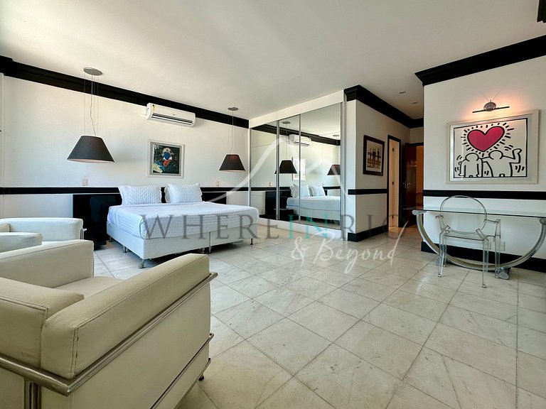 Cobertura com vista mar de 5 quartos em Copacabana