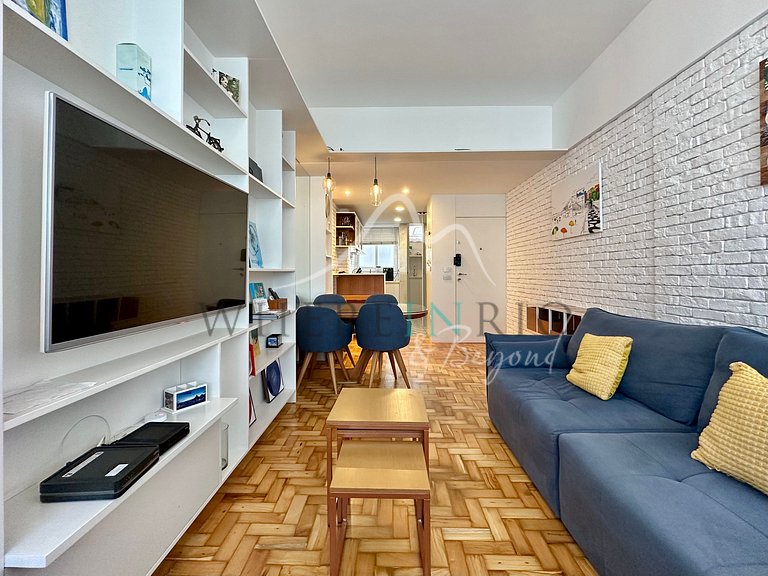 Apartamento aconchegante com 2 quartos em Ipanema