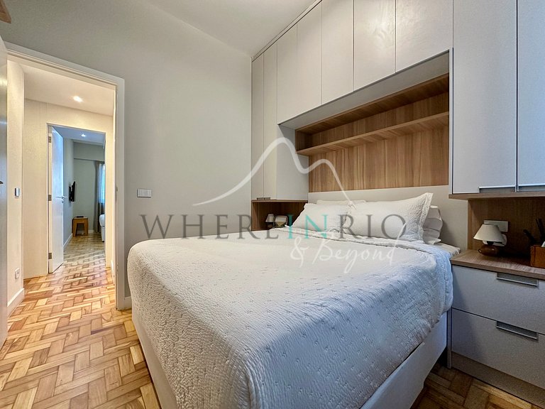 Appartement confortable de 2 chambres à coucher à Ipanema