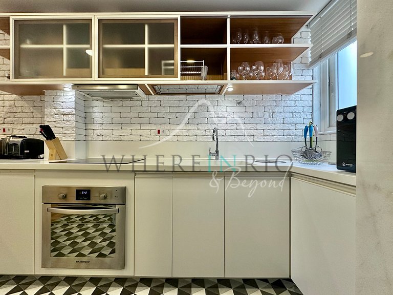 Apartamento aconchegante com 2 quartos em Ipanema