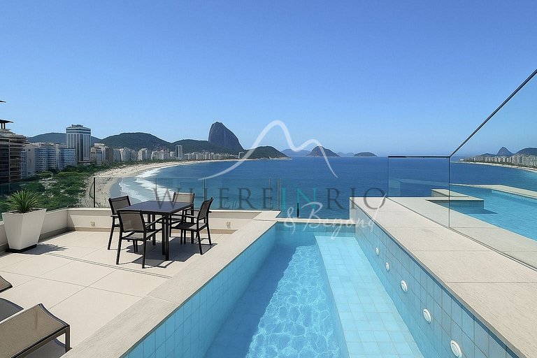Luxurious vacation penthouse in Copacabana