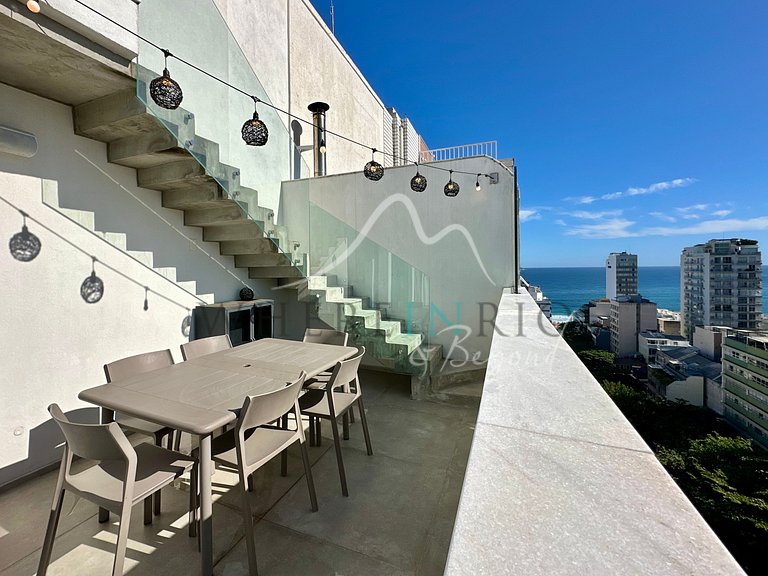 Ático tríplex con piscina en Ipanema