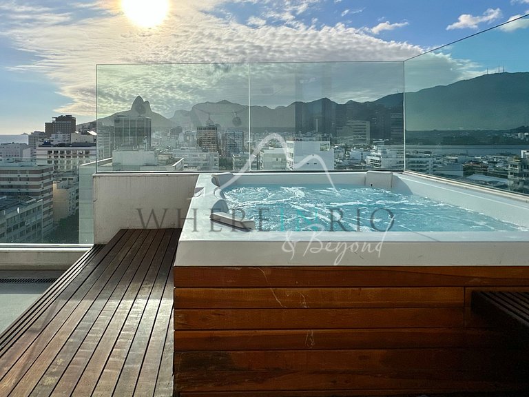 Ático tríplex con piscina en Ipanema