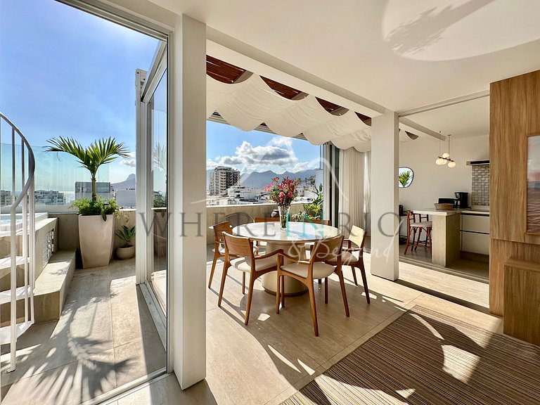 Penthouse de luxe pour location saisonnière à Arpoador