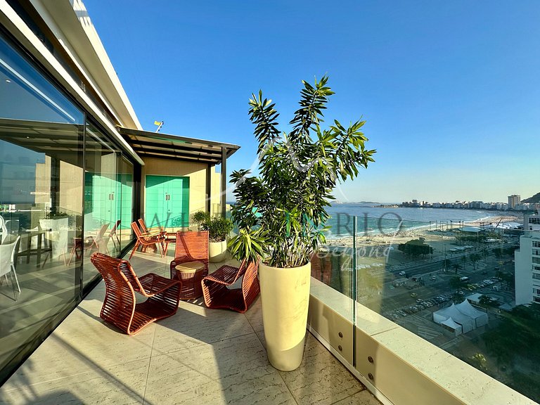 Magnifique penthouse en bord de mer à Copacabana