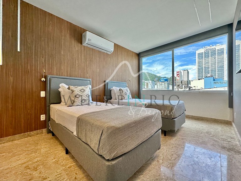 Beachfront apartment in Copacabana