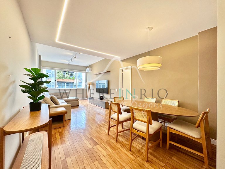 Apartamento reformado con vistas despejadas en Copacabana